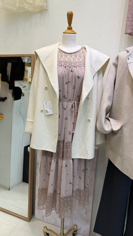 韓國連線⚡️Lace with Floral Printed Combo OPS