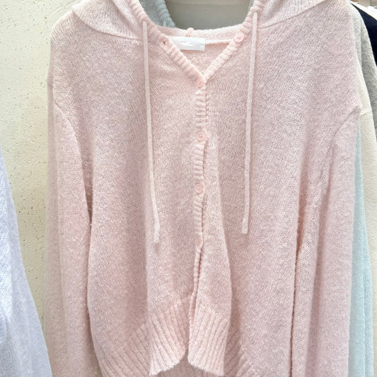 韓國連線⚡️Snowscape Knits Cardigan with Hat