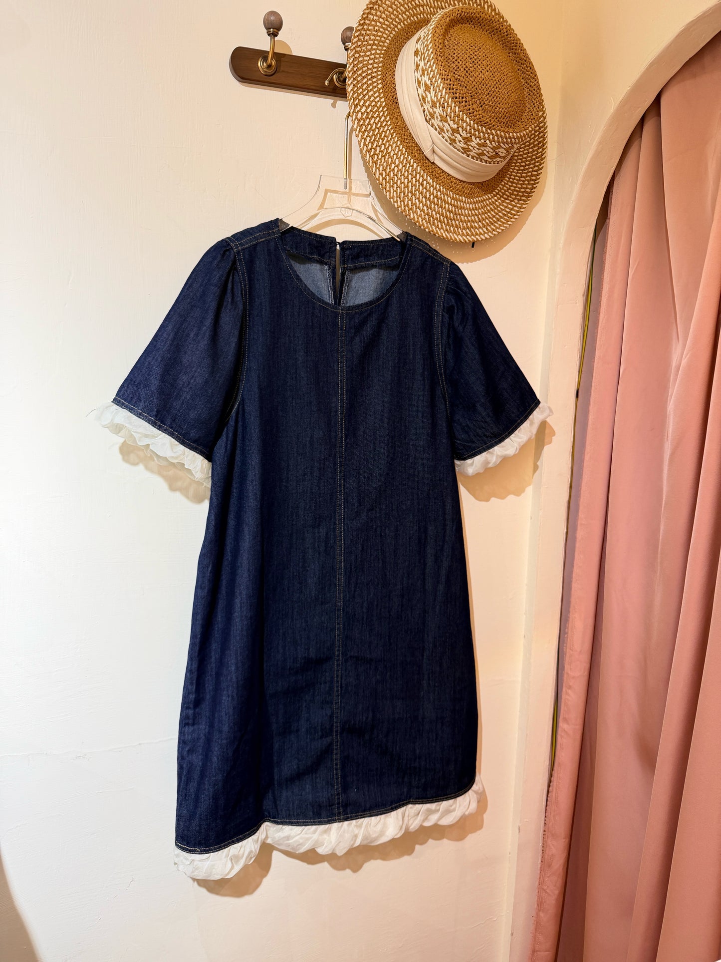 Ruffles Denim Dresses