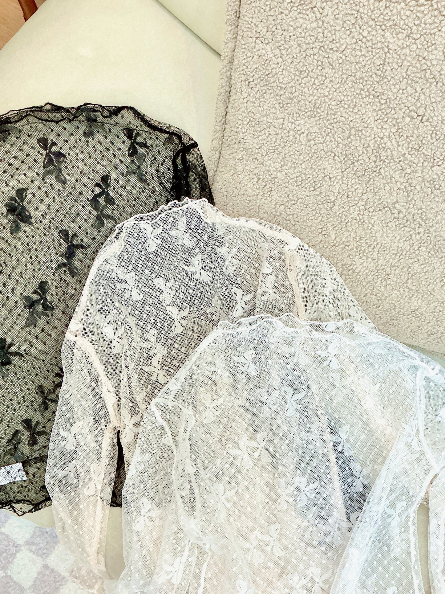 蝴蝶結小企領打底衫