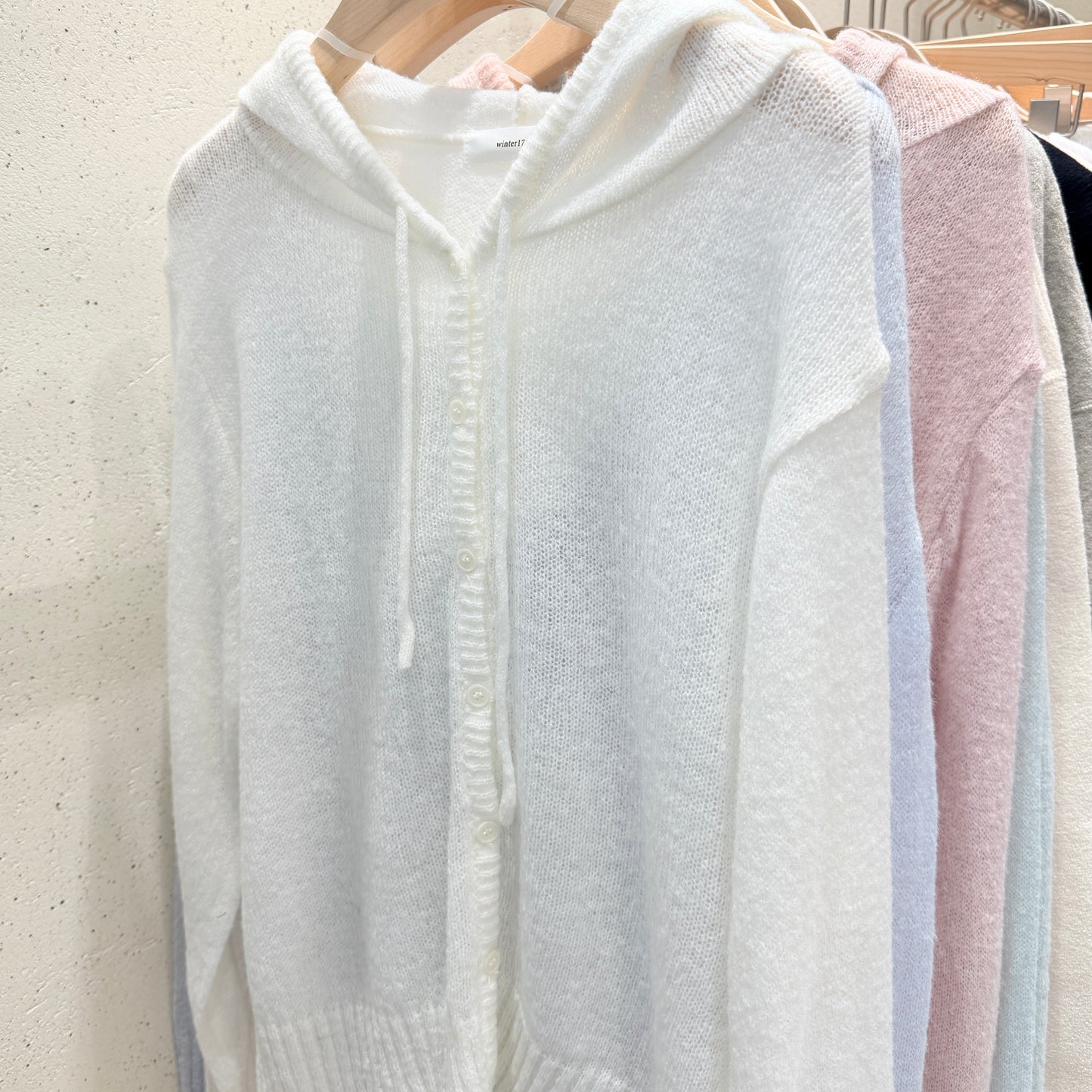 韓國連線⚡️Snowscape Knits Cardigan with Hat