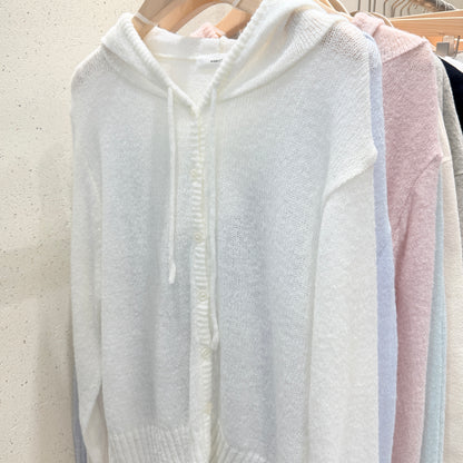 韓國連線⚡️Snowscape Knits Cardigan with Hat