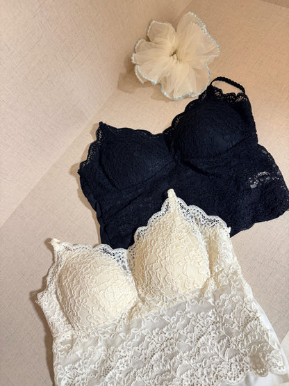 韓國連線🇰🇷長版Lace Bra Top