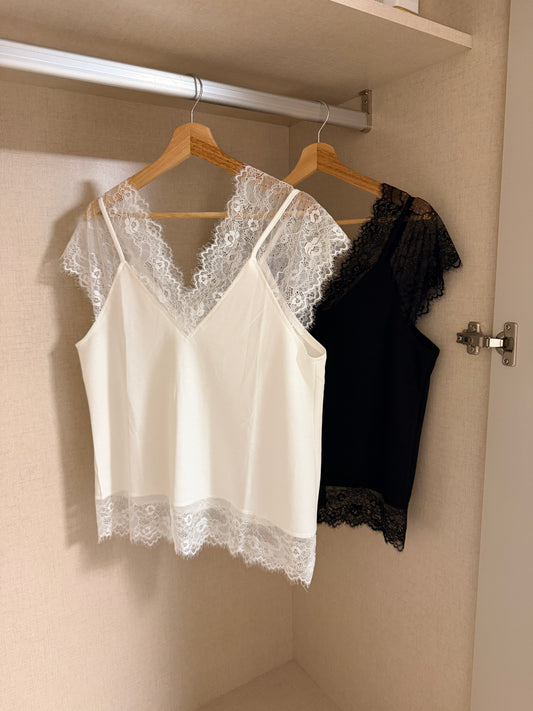 韓國連線🇰🇷Lace Jersey Top
