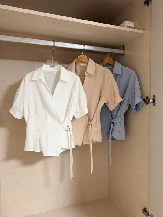 韓國連線🇰🇷Wrap Blouse