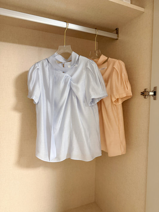 韓國連線🇰🇷Silky Tencel Tie Top