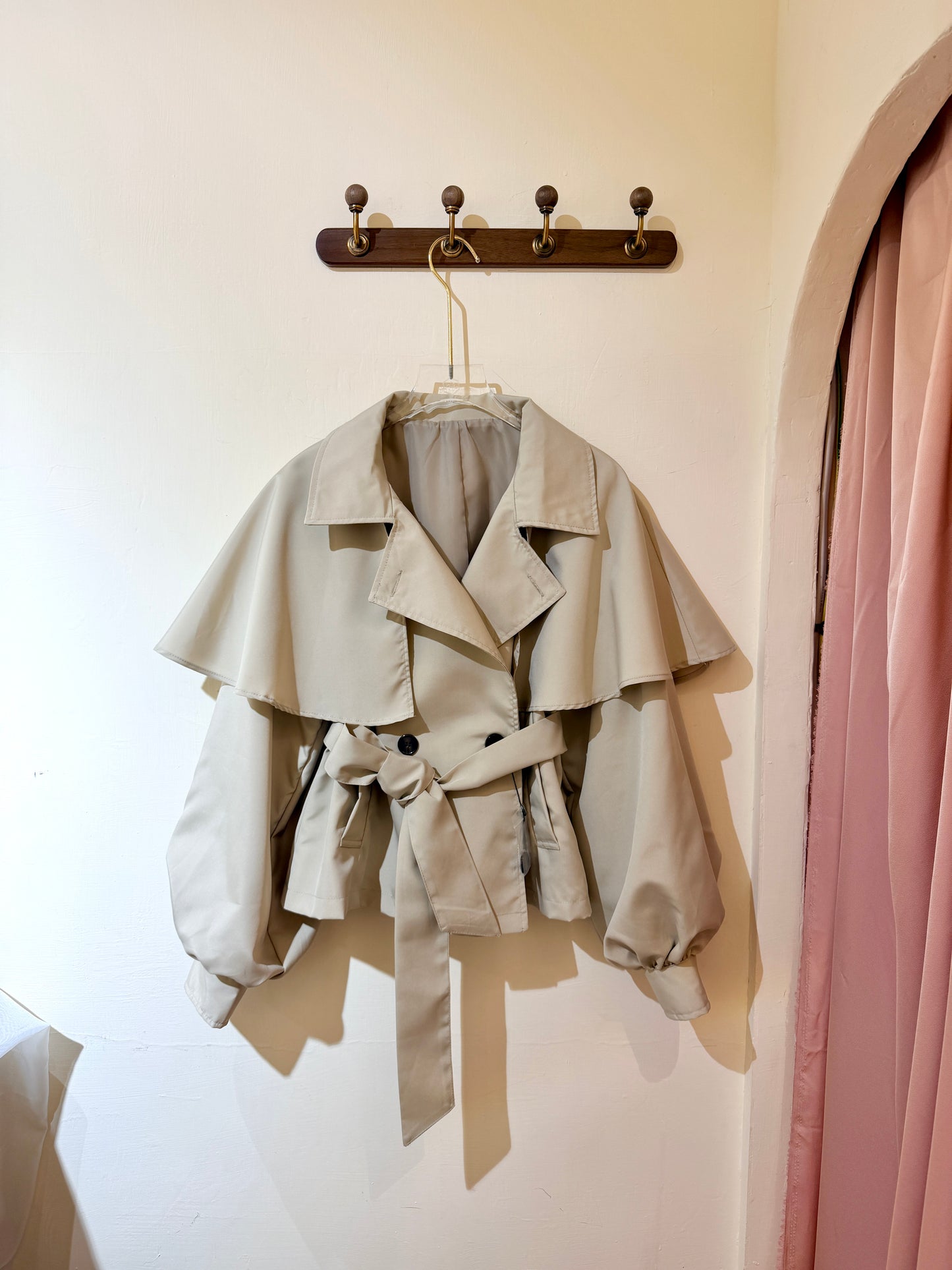 歐美風斗篷款風褸料Jacket