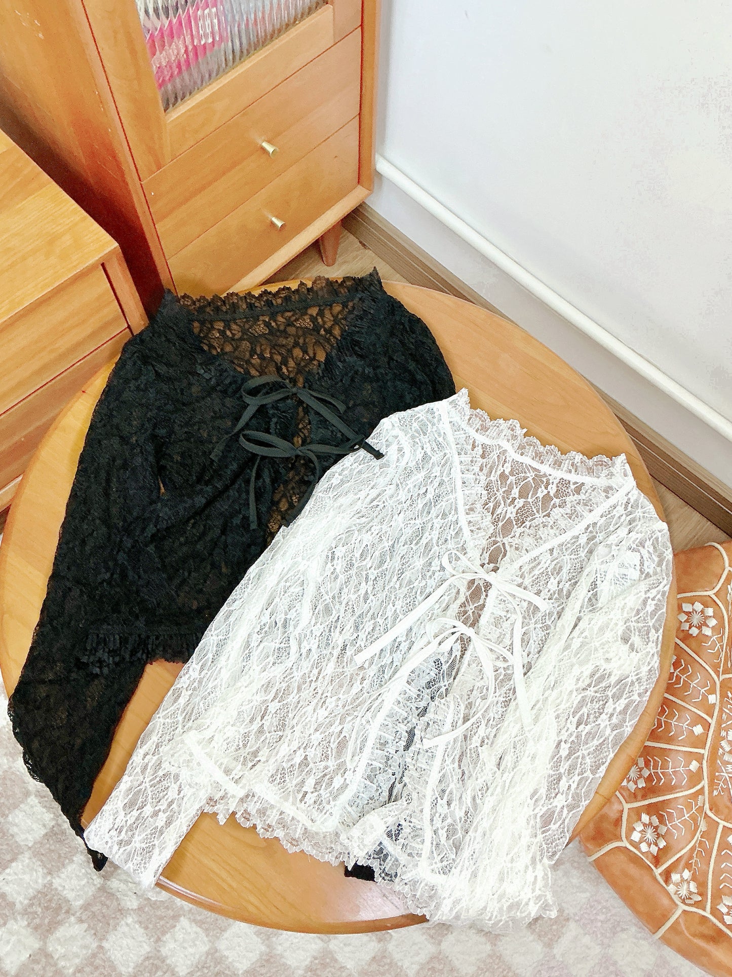 浪漫風蕾絲小外套￼￼