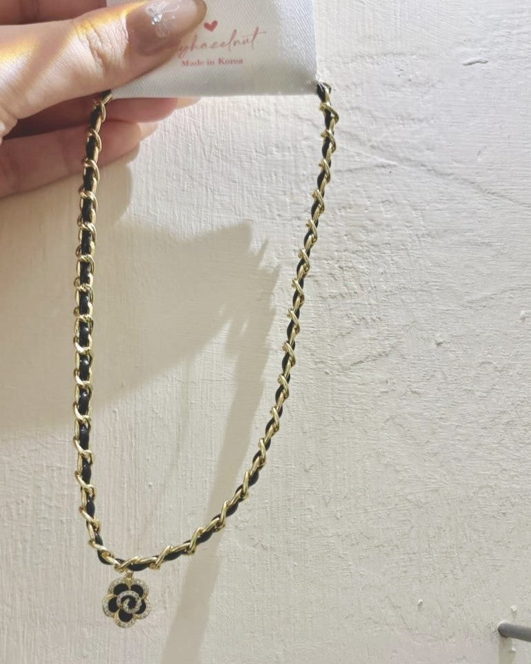山茶花小香風Choker頸鏈